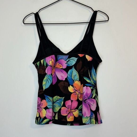 Miraclesuit Floral Tankini Top 10 - Picture 3 of 7